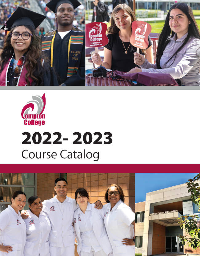 Compton College 2022-2023 Course Catalog title page