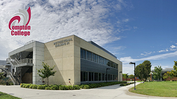 Two story building, college campus