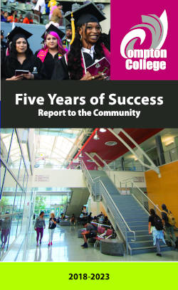 Compton College Five Year Report Cover