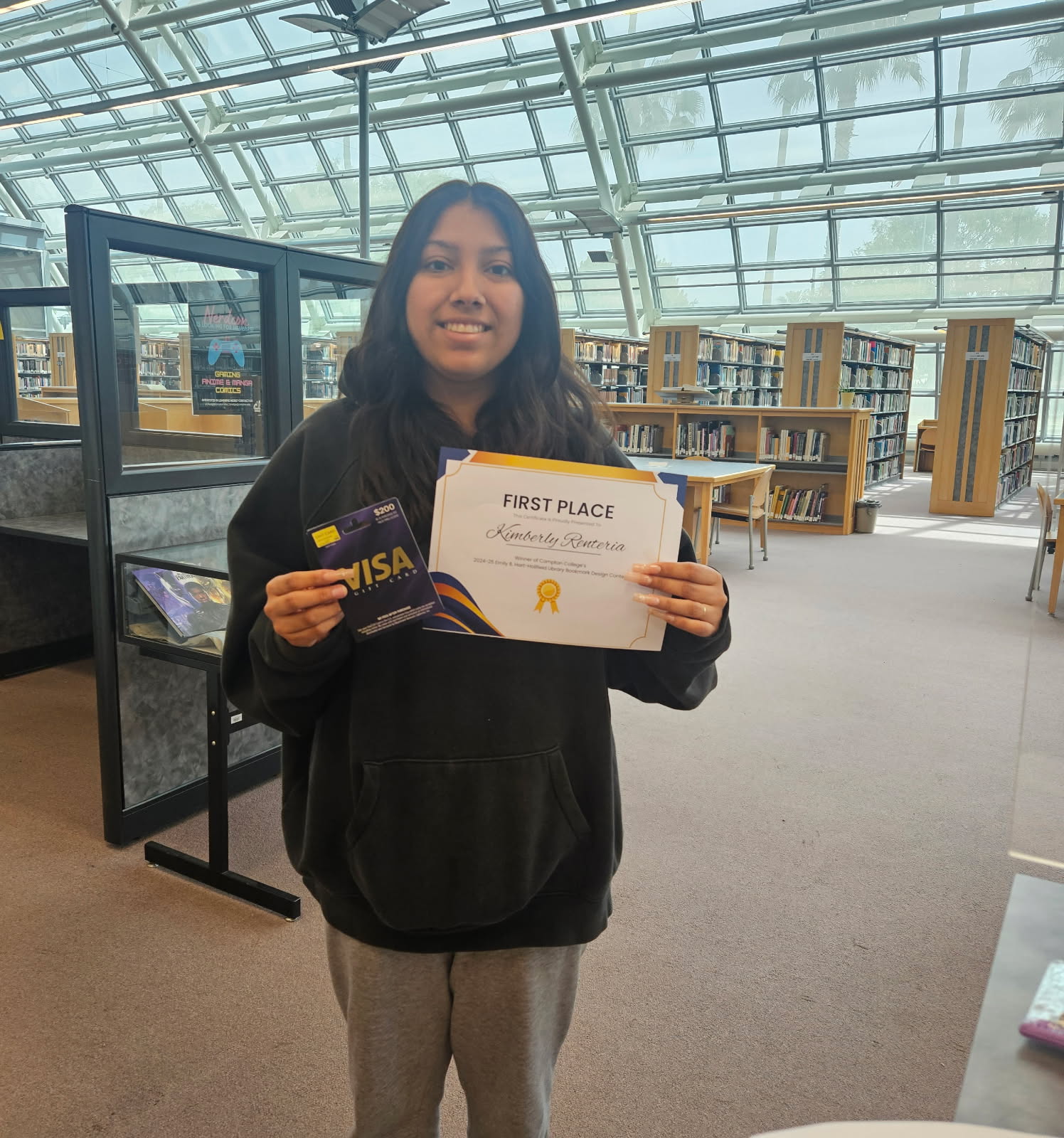 1st place winner Kimberly Renteria
