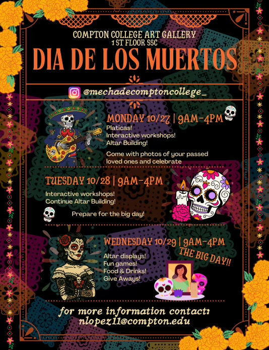 Day of the Dead 2025 Flyer Day of the Dead 2025 Flyer