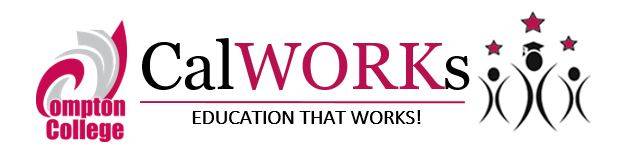 The compton college CalWORKS brand logo