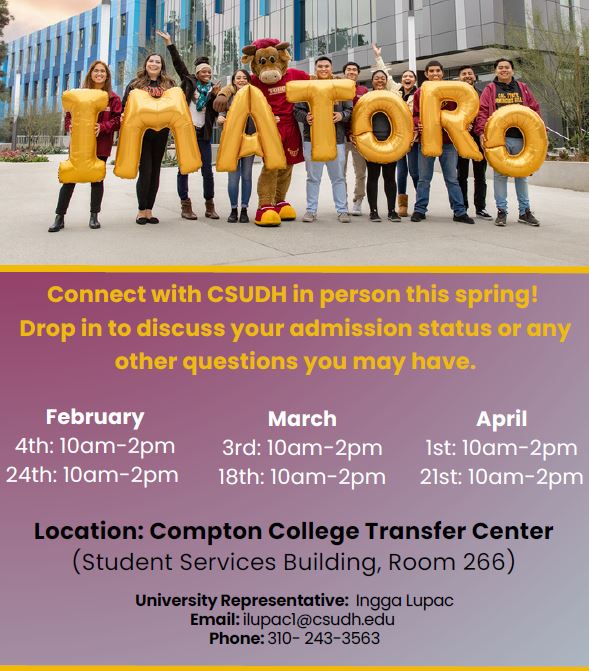 CSUDH Spring 2025 In Person Visits